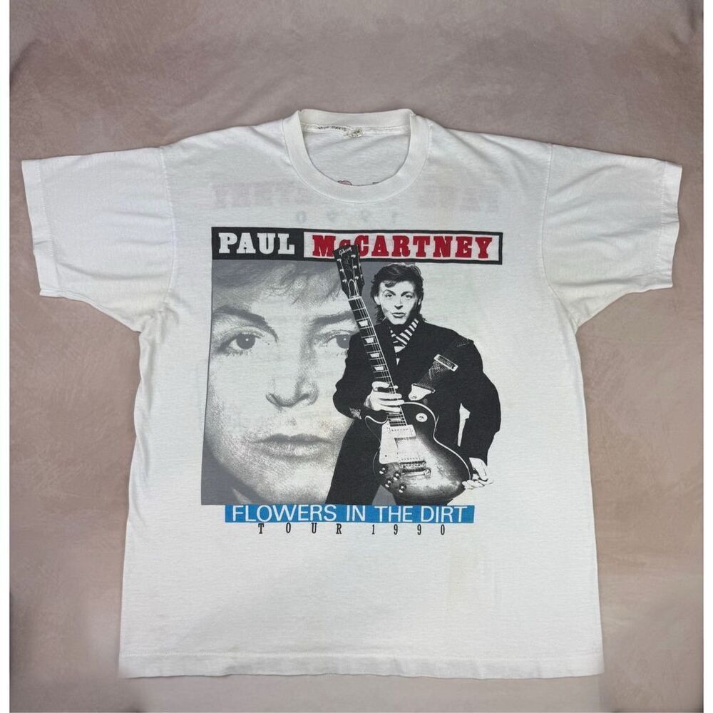 Vintage Paul McCartney 1990 Tour T Shirt XL